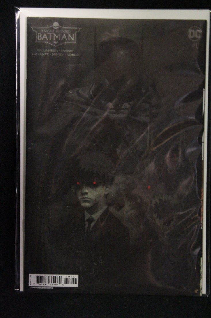 KNIGHT TERRORS BATMAN #1 KAEL NOU 1 IN 25 RETAILER INCENTIVE VARIANT: KNIGHT TERRORS BATMAN #1 KAEL NOU 1 IN 25 RETAILER INCENTIVE VARIANT