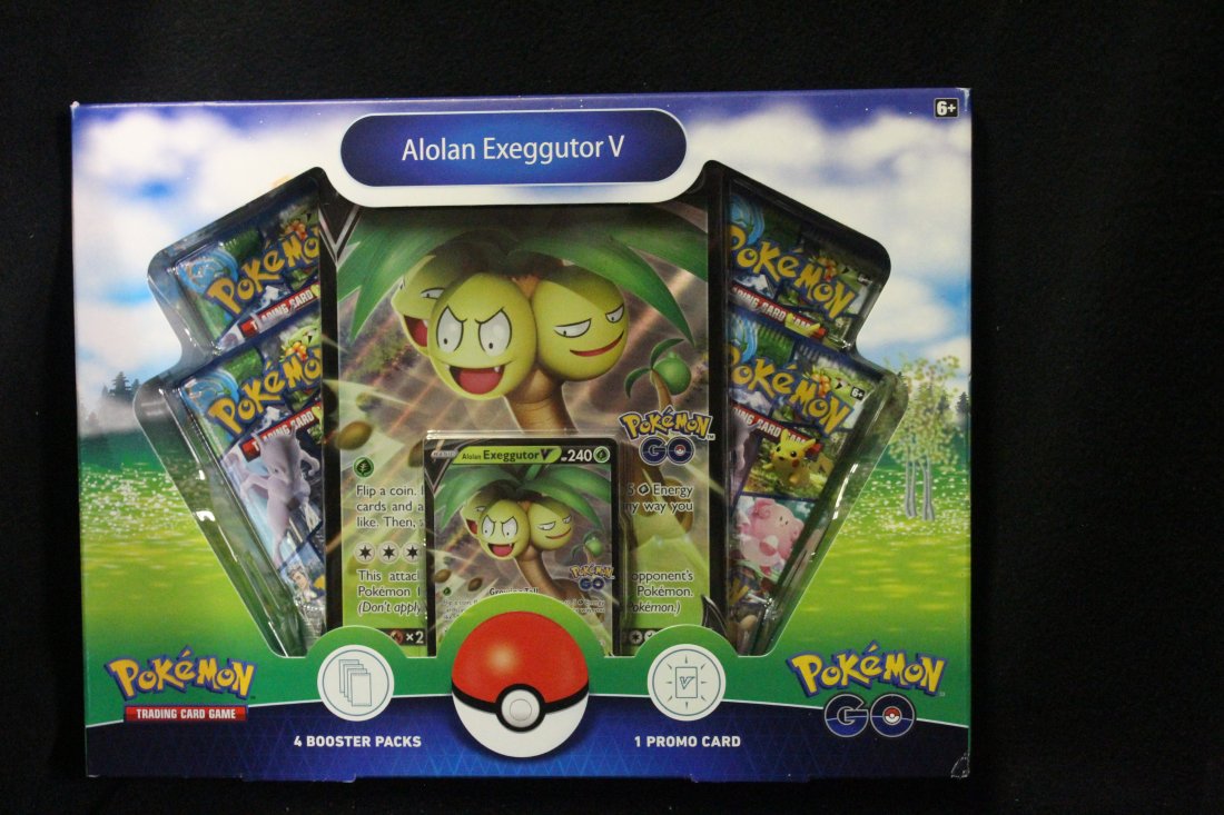 POKEMON GO ALOLAN EXEGGUTOR V SEALED UNOPENED: POKEMON GO ALOLAN EXEGGUTOR V SEALED UNOPENED