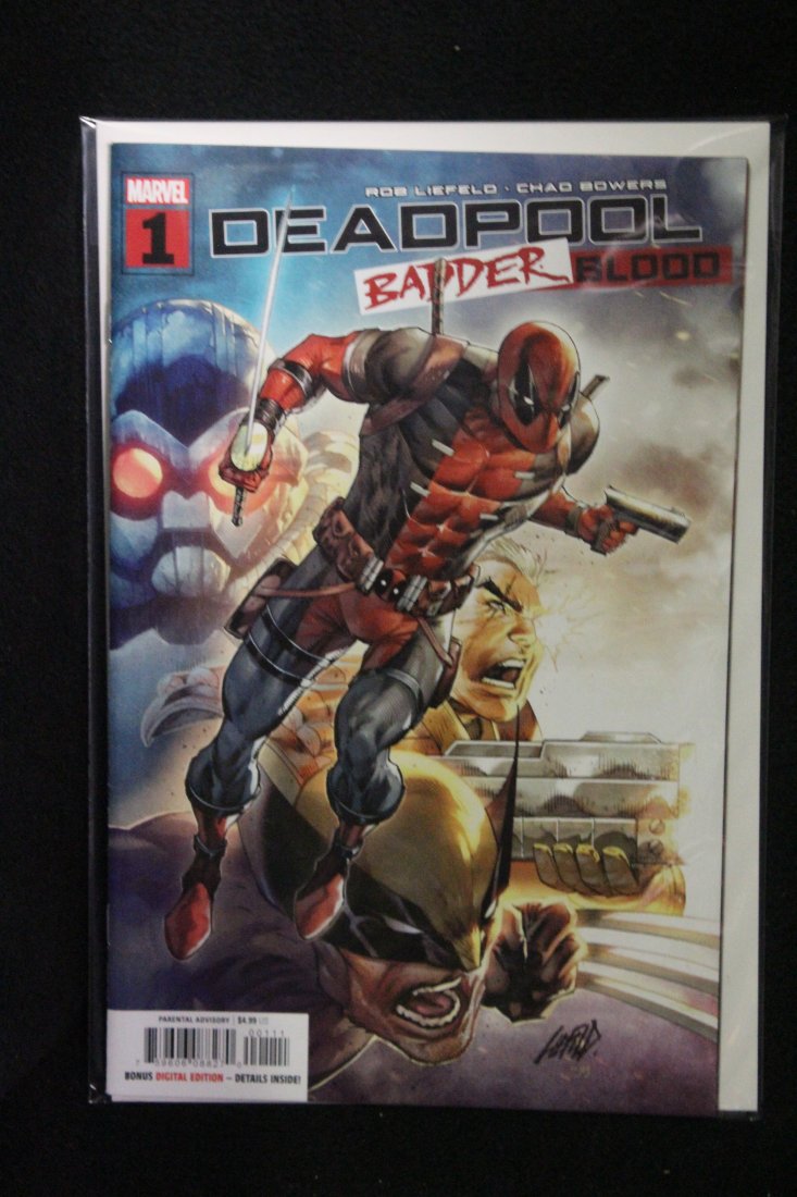 DEADPOOL BADDER BLOOD #1 2ND PRINT ROB LIEFIELD VARIANT COVER: DEADPOOL BADDER BLOOD #1 2ND PRINT ROB LIEFIELD VARIANT COVER