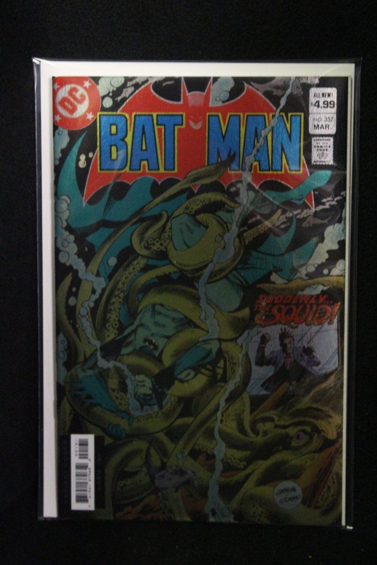 BATMAN #357 1ST APP JASON TODD FASCIMILE FOIL COVER: BATMAN #357 1ST APP JASON TODD FASCIMILE FOIL COVER