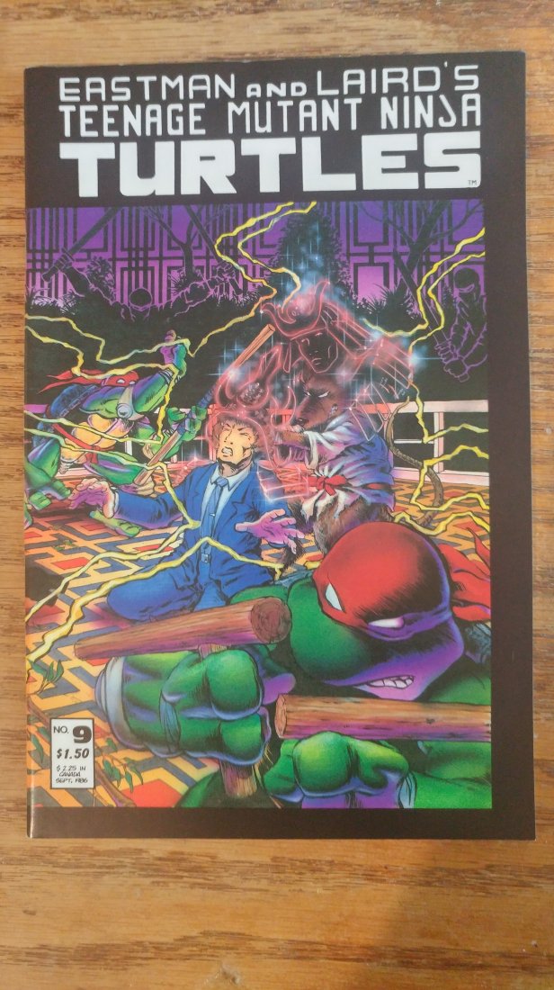 Teenage Mutant Ninja Turtles #9 1986 Mirage Studios 1st Print Volume 1: Teenage Mutant Ninja Turtles #9 1986 Mirage Studios 1st Print Volume 1