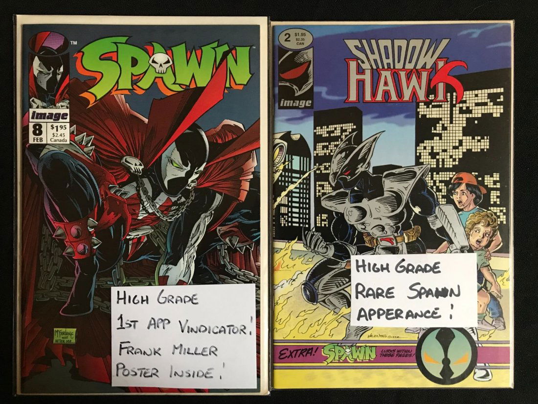 SPAWN #8 SHADOW HAWK #2 combo (1 of 1)