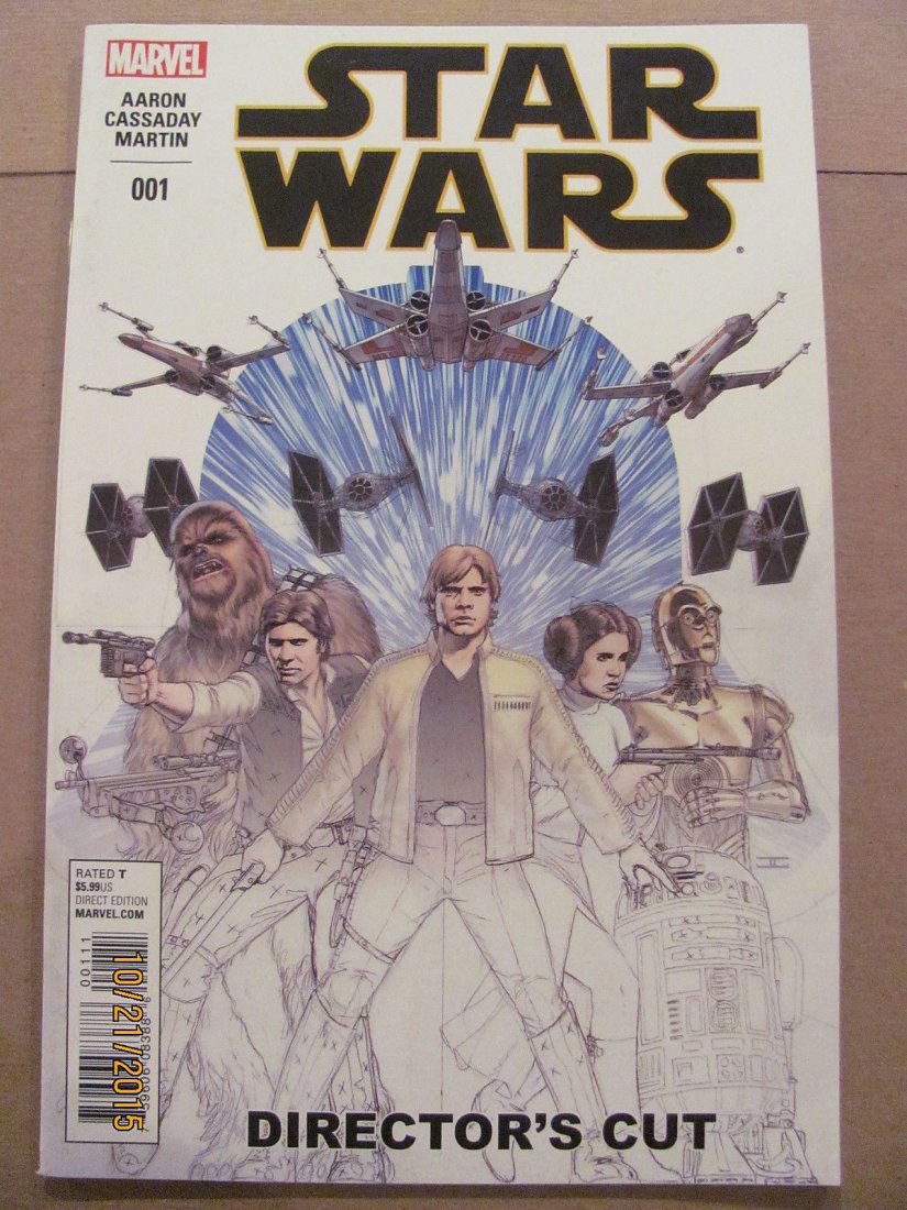 STAR WARS #1 DIRECTOR'S CUT EDITION COVER 1ST PRINTING MARVEL 2015 (1 of 1)