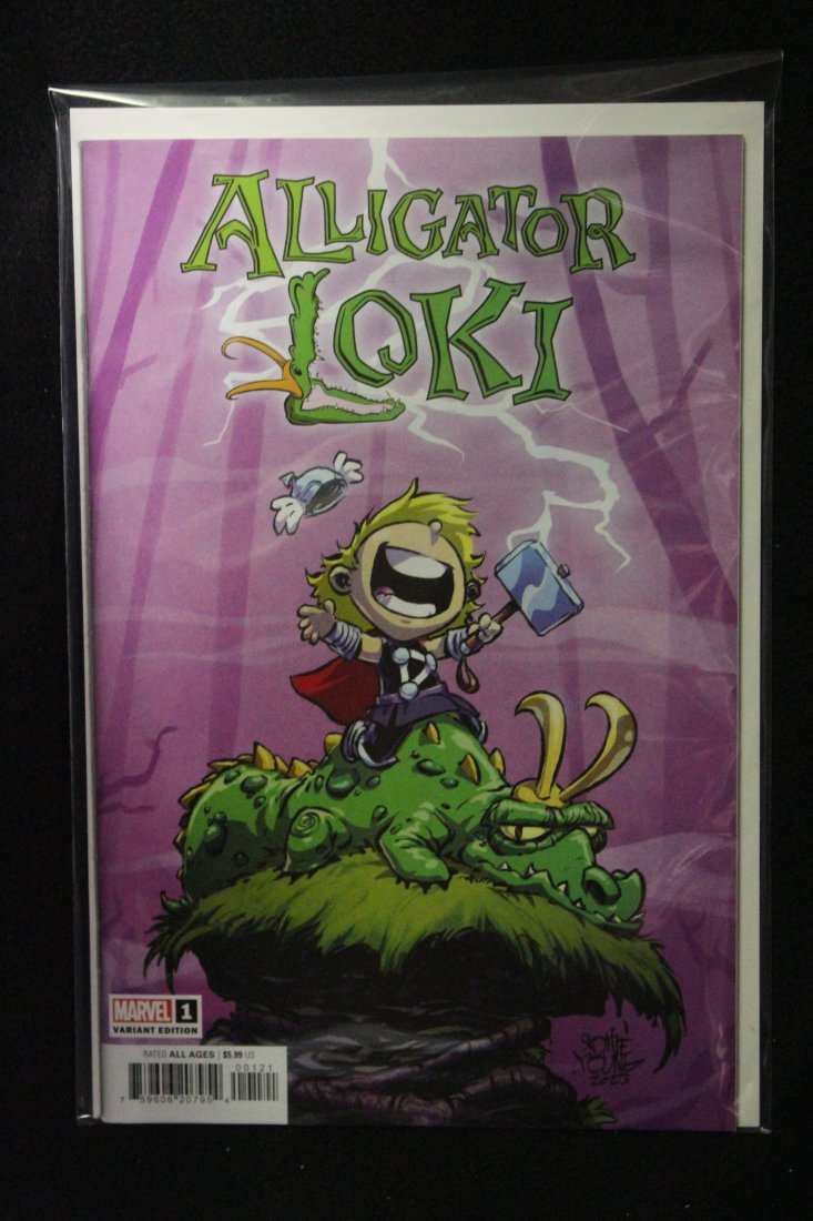 ALLIGATOR LOKI #1 SCOTTIE YOUNG VARIANT: ALLIGATOR LOKI #1 SCOTTIE YOUNG VARIANT