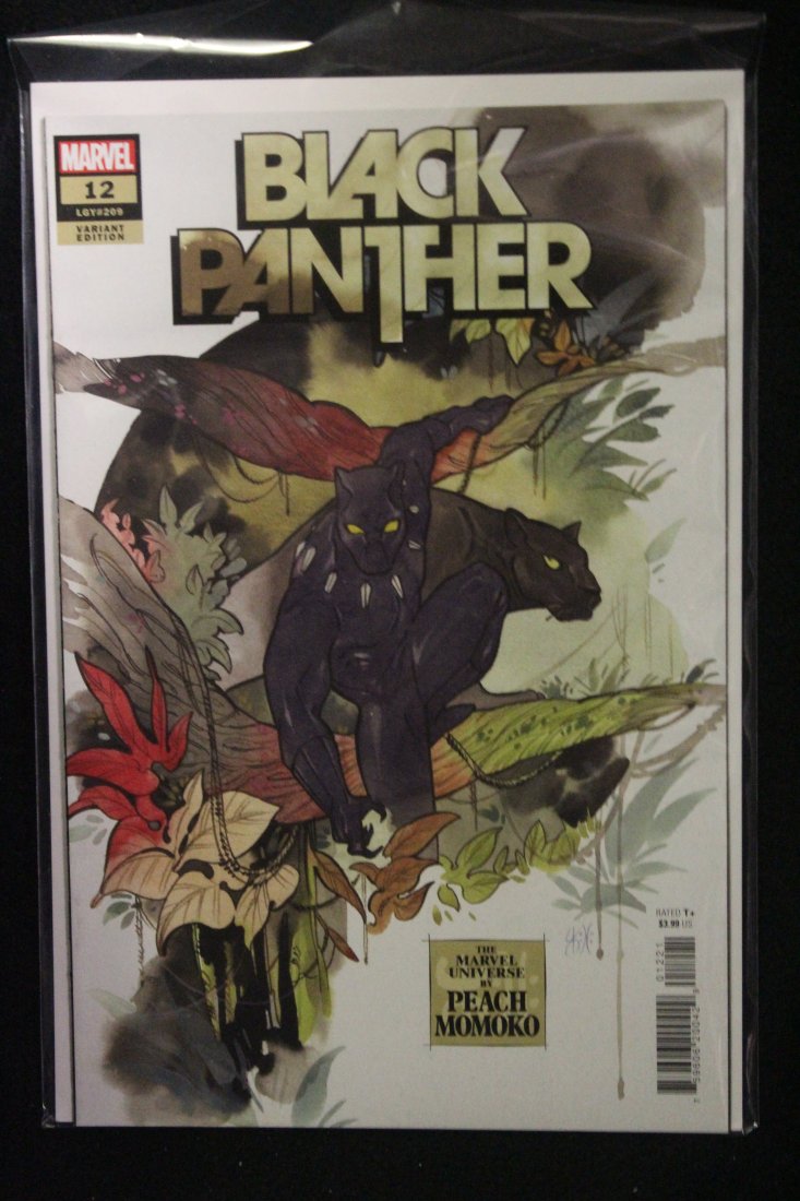 BLACK PANTHER #12 PEACH MOMOKO VARIANT COVER: BLACK PANTHER #12 PEACH MOMOKO VARIANT COVER
