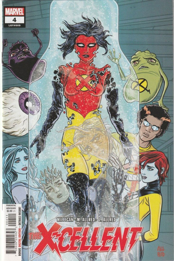 The X-Cellent #4 Michael Allred Variant Cover: The X-Cellent #4 Michael Allred Variant Cover