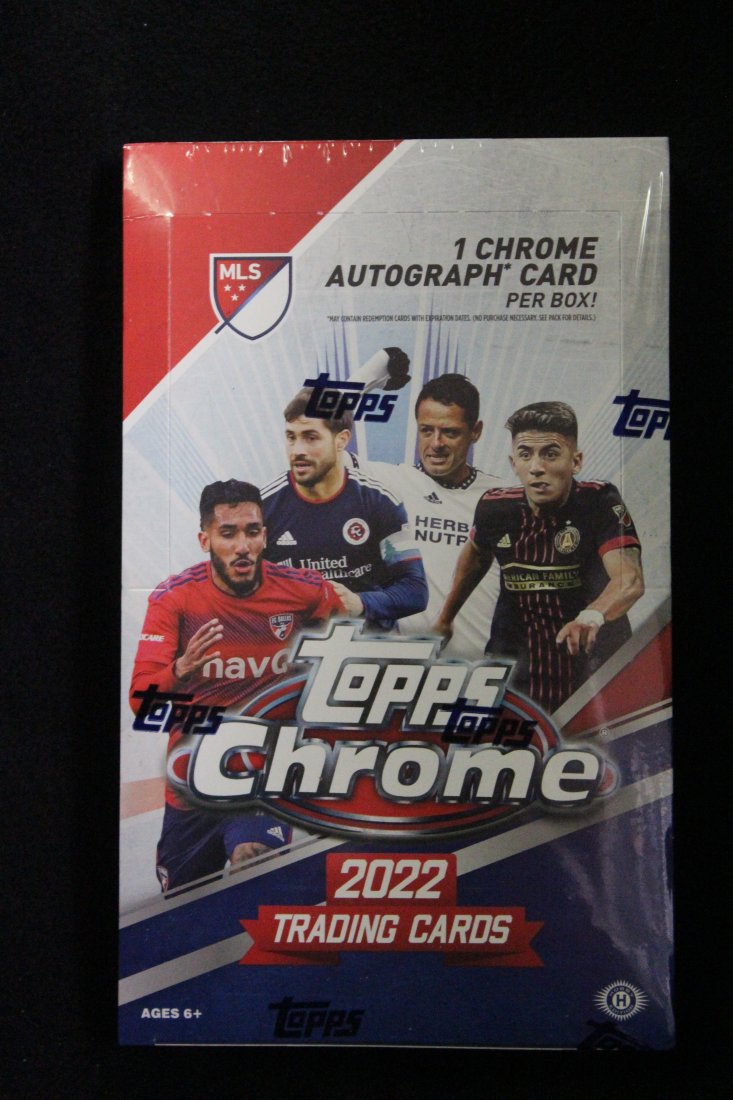 2022 TOPPS MLS CHROME HOBBY BOX SEALED UNOPENED (1 of 1)