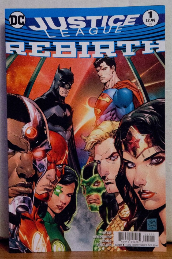 JUSTICE LEAGUE REBIRTH #1 TONY DANIEL VARIANT COVER BRYAN HITCH: JUSTICE LEAGUE REBIRTH #1 TONY DANIEL VARIANT COVER BRYAN HITCH