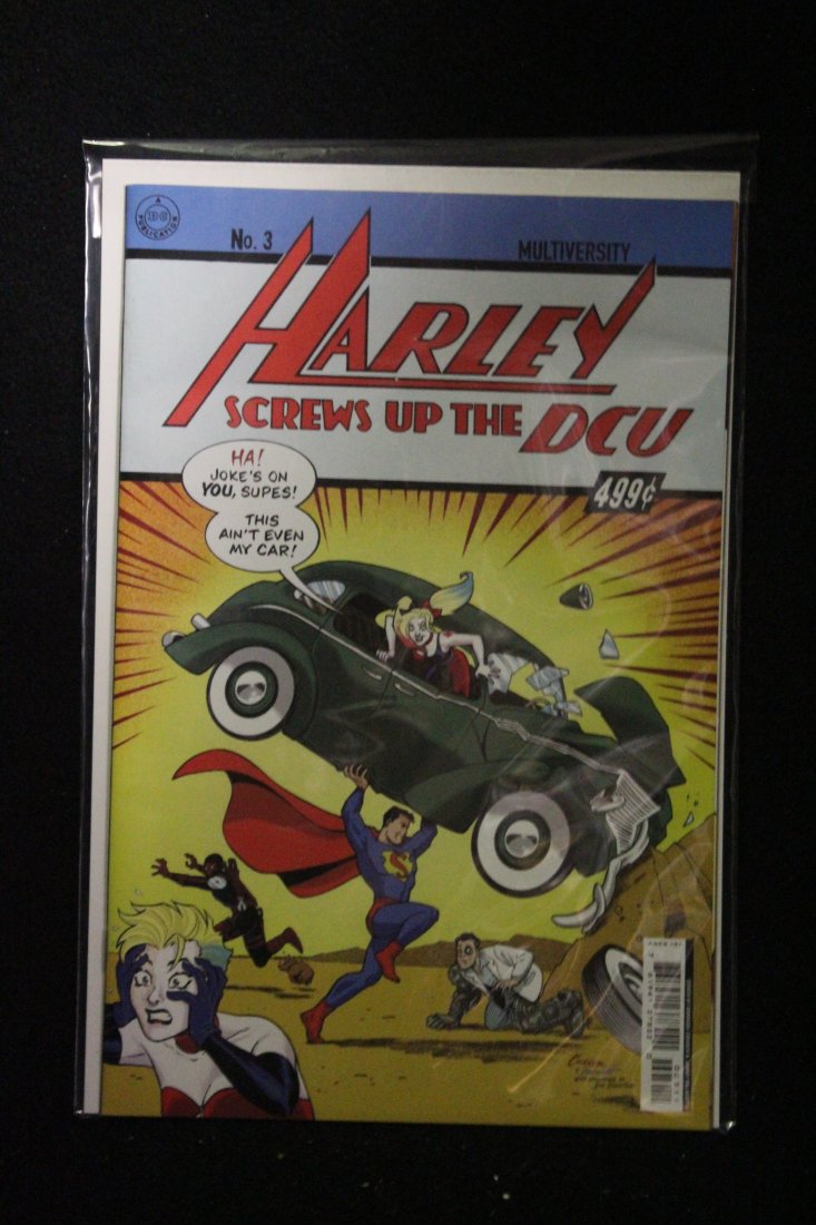 HARLEY SCREWS UP THE DC UNIVERSE #3 ACTION COMICS #1 HOMAGE COVER (1 of 1)
