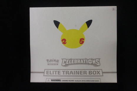 POKEMON 25TH CELEBRATION ELITE TRAINER BOX NEW SEALED: POKEMON 25TH CELEBRATION ELITE TRAINER BOX NEW SEALED