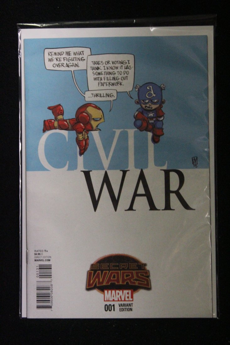 SECRET WARS CIVIL WAR #1 SCOTTIE YOUNG VARIANT COVER (1 of 1)