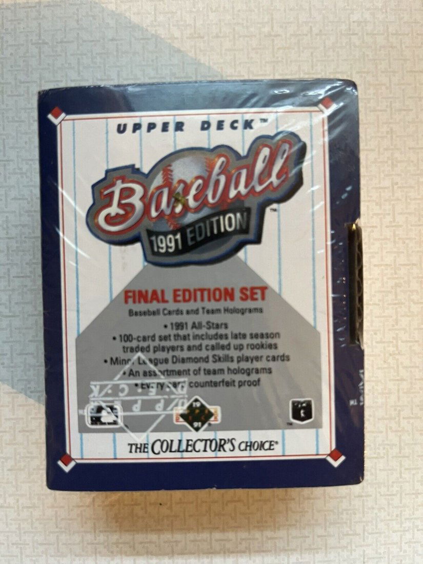 Upper Deck 1991 Final Edition Baseball Factory Sealed Complete Set Pedro Martinez Rookie (1 of 1)