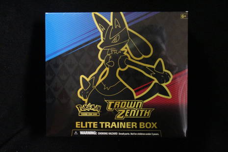 POKEMON CROWN ZENITH ELITE TRAINER BOX SEALED UNOPENED: POKEMON CROWN ZENITH ELITE TRAINER BOX SEALED UNOPENED