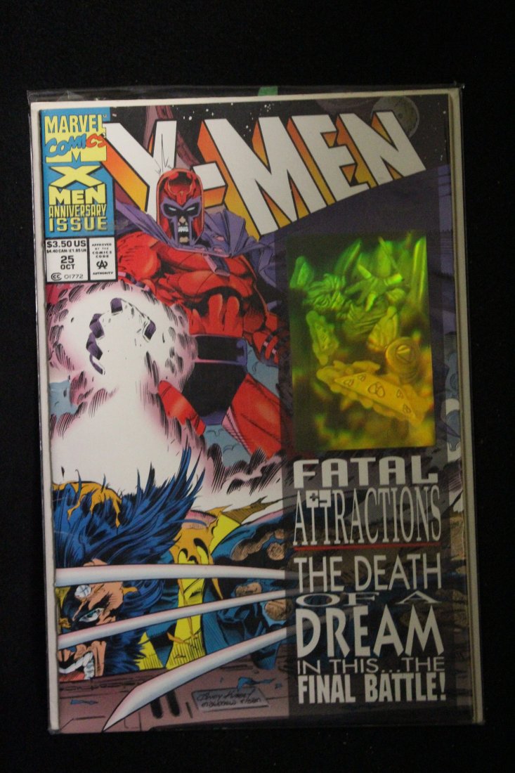 X-MEN #25 HOLOGRAM COVER WOLVERINE LOSES ADAMATIUM (1 of 1)