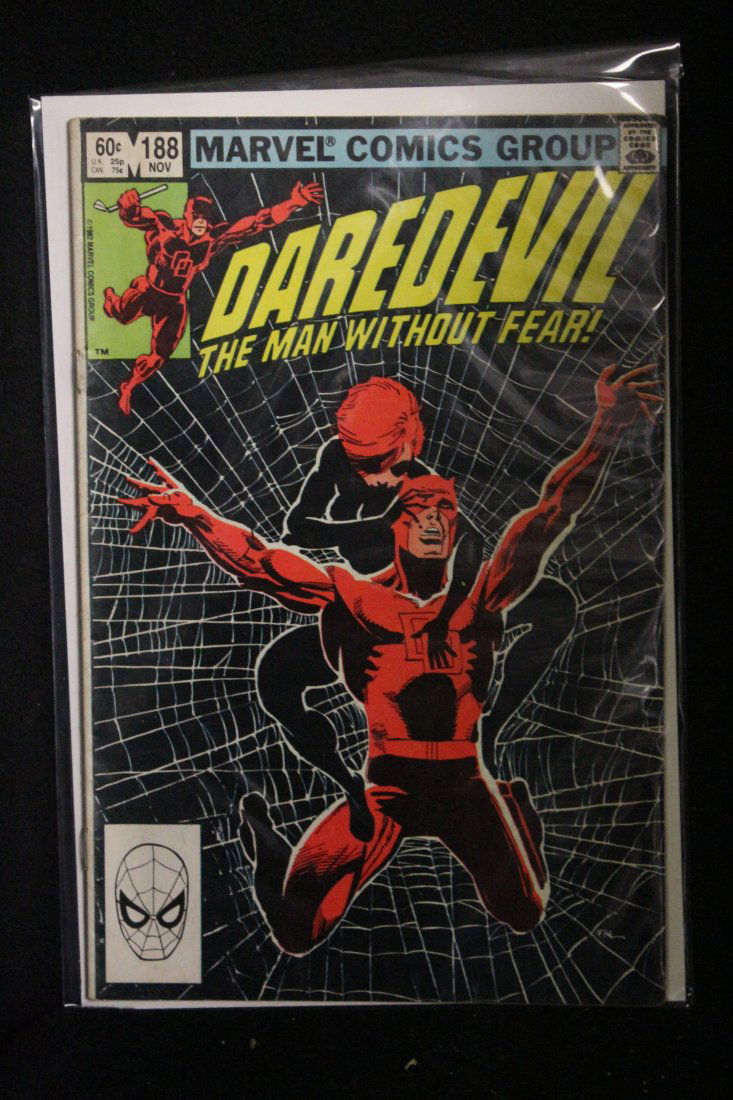 DAREDEVIL #188 FRANK MILLER ARTWORK (1 of 1)