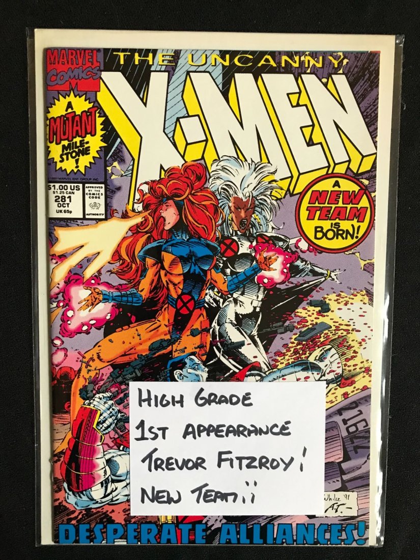 THE UNCANNY X-MEN #281 1ST APP TREVOR FITZROY! NEW TEAM: THE UNCANNY X-MEN #281 1ST APP TREVOR FITZROY! NEW TEAM
