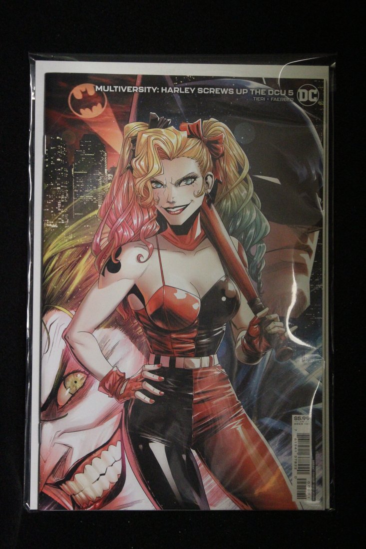MULTIVERSITY HARLEY SCREWS UP THE DCU #5 HELENE LENOBLE VARIANT COVER: MULTIVERSITY HARLEY SCREWS UP THE DCU #5 HELENE LENOBLE VARIANT COVER