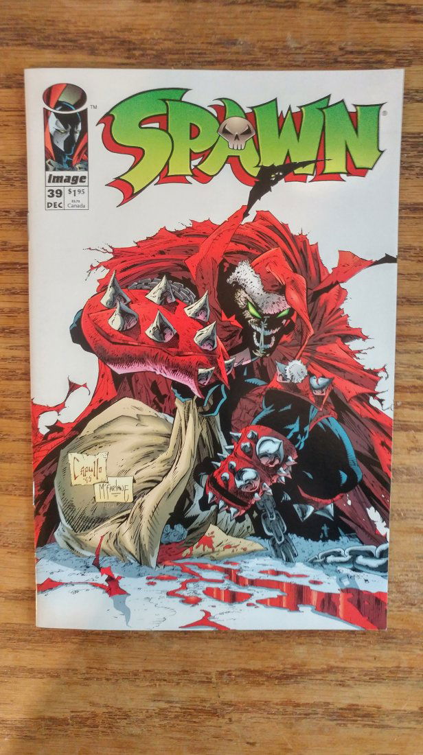 Spawn #39 Christmas Santa Claus Cover Greg Capullo Todd McFarlane Image 1995 (1 of 1)
