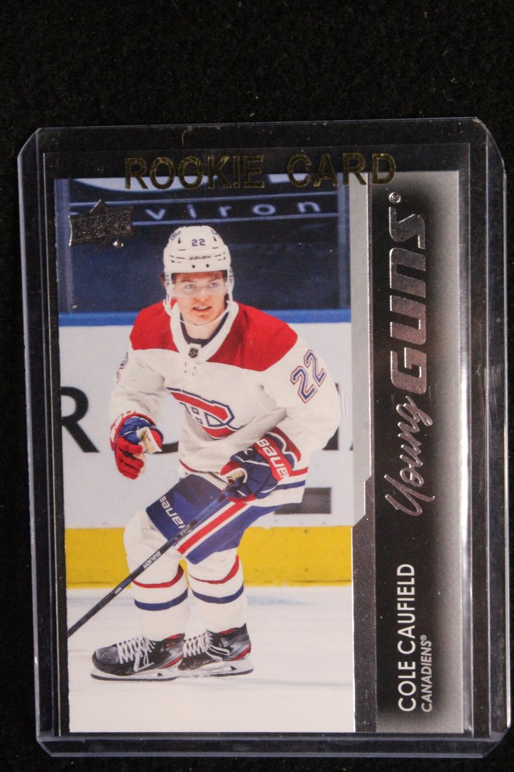21-22 UD SERIES 1 COLE CAUFIELD YOUNG GUNS RC: 21-22 UD SERIES 1 COLE CAUFIELD YOUNG GUNS RC
