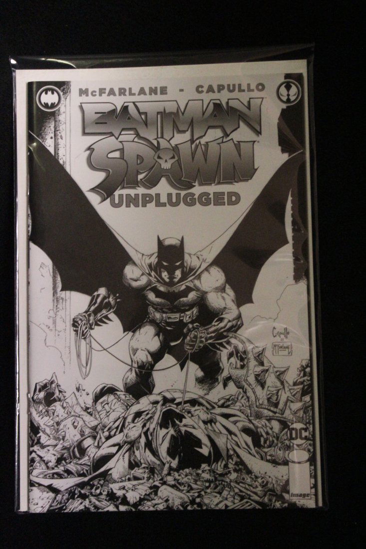 BATMAN SPAWN UNPLUGGED MCFARLANE COVER (1 of 1)