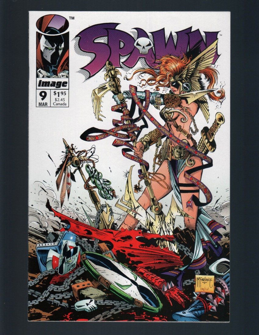 Spawn #9  1st ANGELA Guardians of the Galaxy  1ST PRINTING  GAIMAN MCFARLANE (1 of 1)