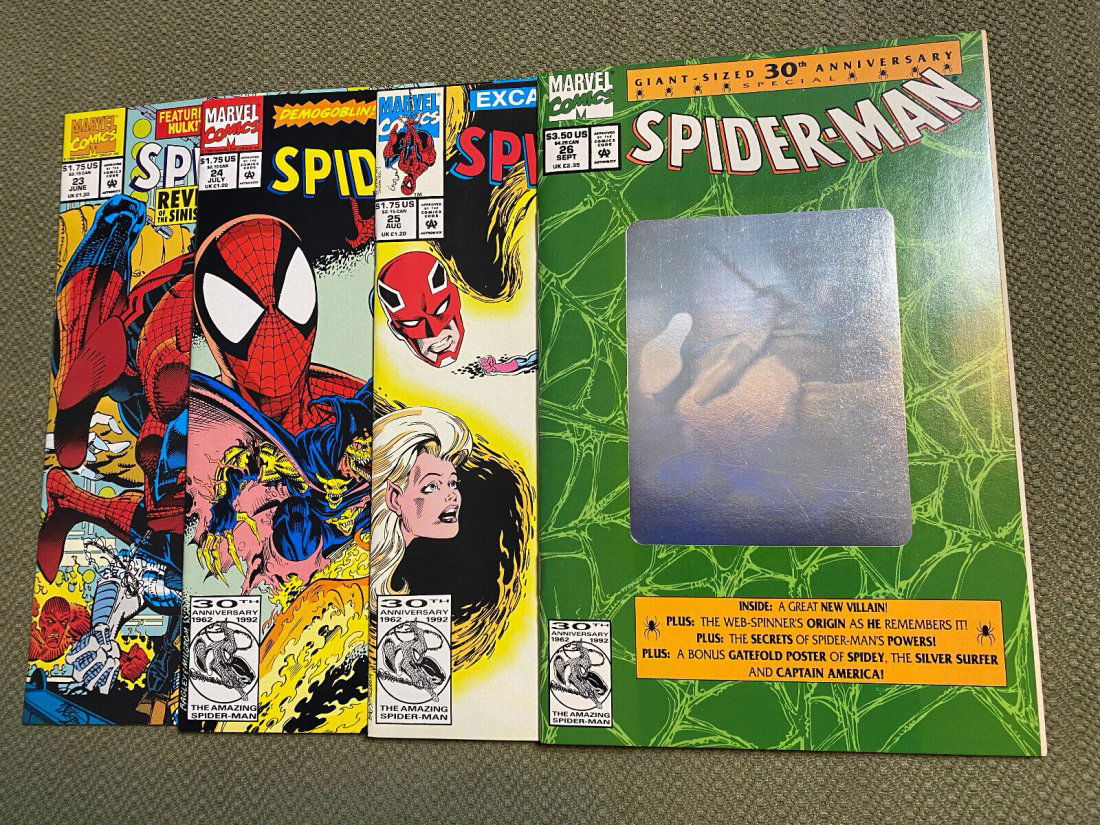 Spider-Man (1990 series) #23, 24, 25, 26 - Lot of 4 - Marvel 1992 (1 of 1)