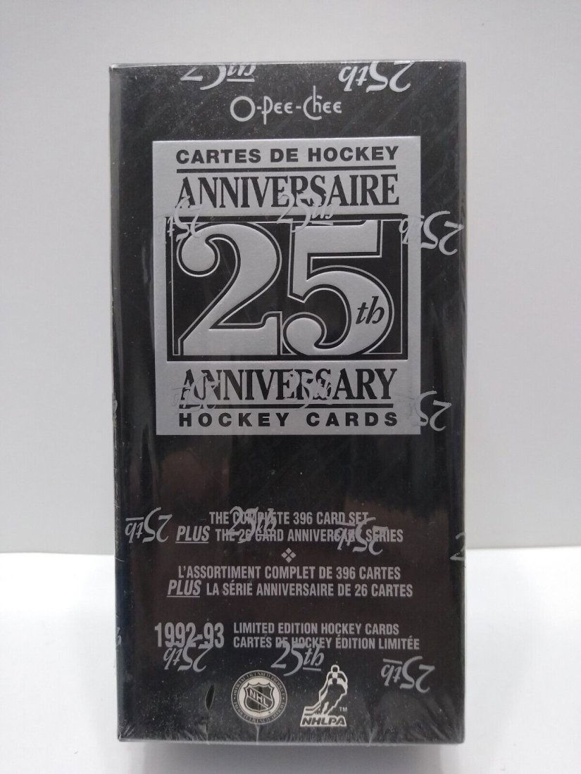 O-PEE-CHEE 1992-93 COMPLETE SET 25th Anniversary NHL Factory Sealed Hockey Cards (1 of 1)