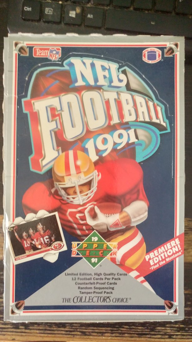 Upper Deck 1991 Football 36 pack box   brett favre RC??? (1 of 1)
