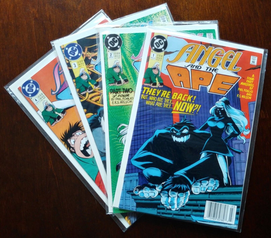 ANGEL And The APE #1-4 Complete Limited Series Set 1991 DC Comics (1 of 1)