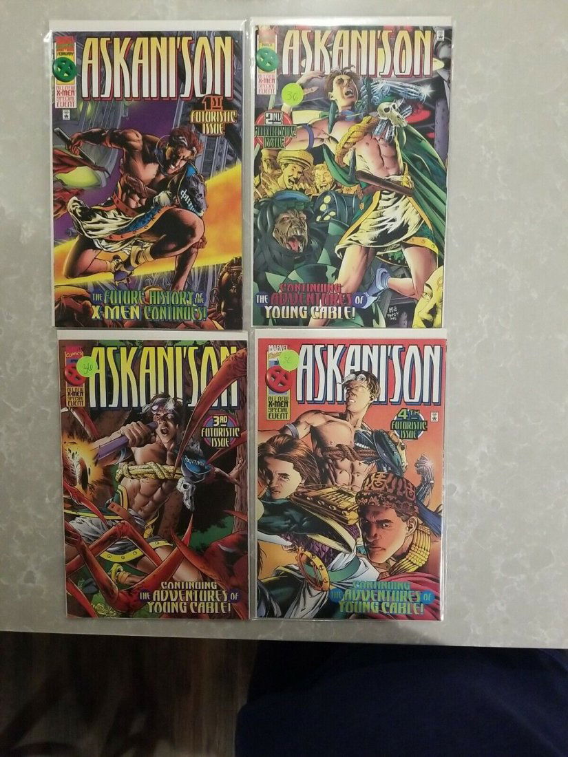 Askani'Son 1 2 3 4 Complete 1996 Series Set Cable Origin Marvel X-men (1 of 1)