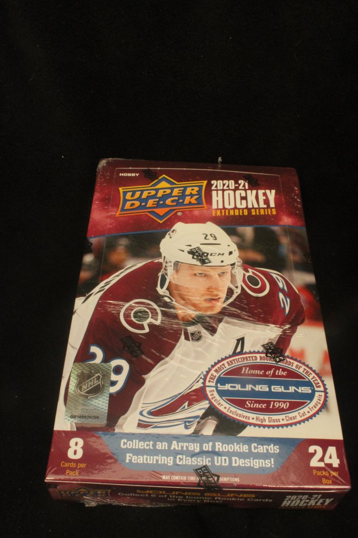 UPPER DECK EXTENDED HOCKEY 20/21 HOBBY BOX SEALED UNOPENED (1 of 1)