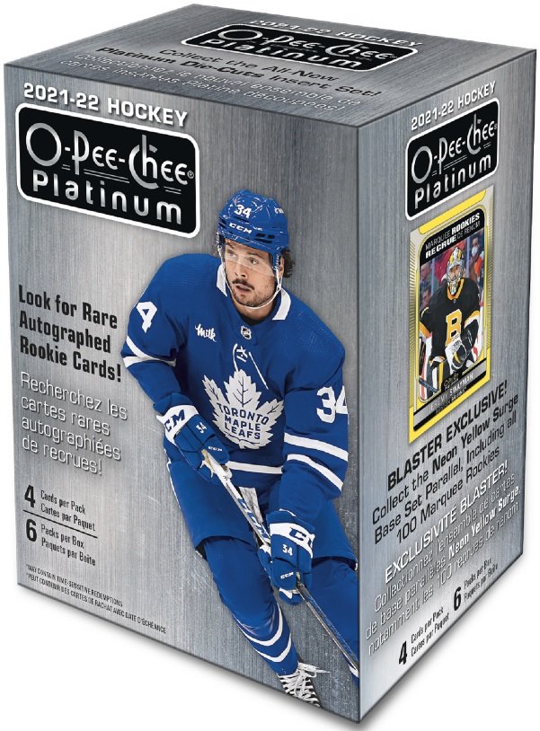 UD O-PEE-CHEE PLATINUM HOCKEY 21/22 BLASTER: UD O-PEE-CHEE PLATINUM HOCKEY 21/22 BLASTER