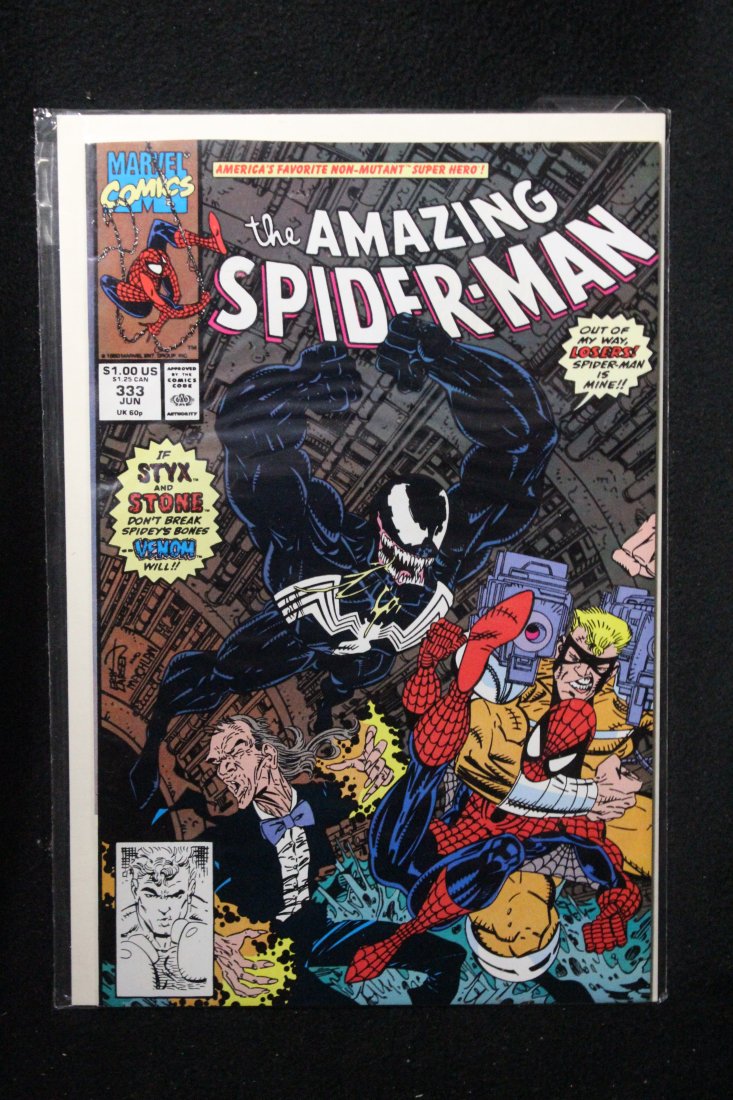 AMAZING SPIDER-MAN #333 VENOM APP: AMAZING SPIDER-MAN #333 VENOM APP