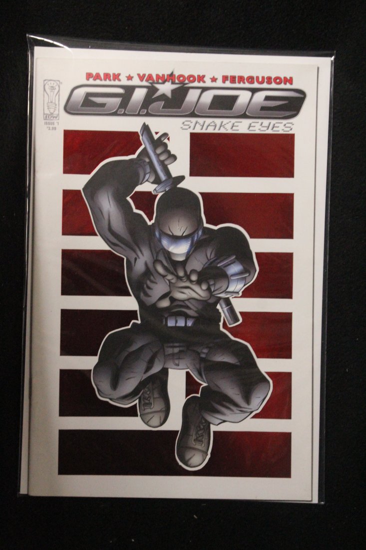 GI JOE SNAKES EYES #1 FOIL VARIANT COVER: GI JOE SNAKES EYES #1 FOIL VARIANT COVER