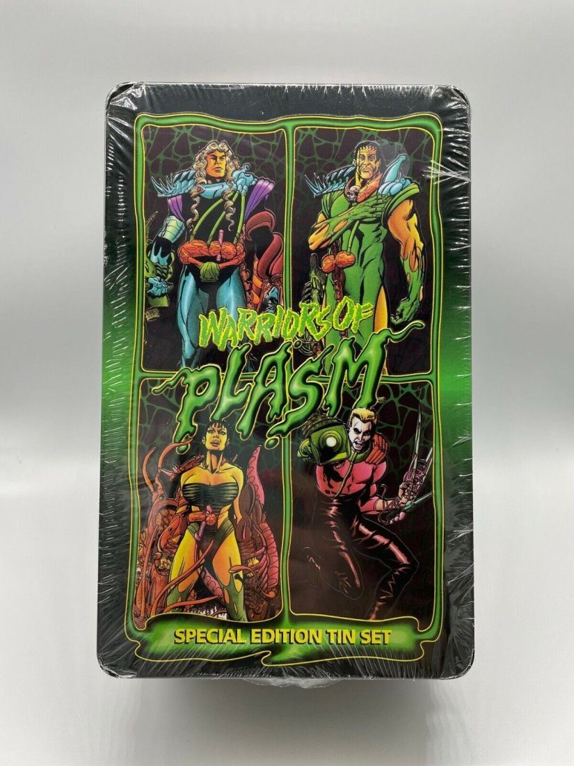 WARRIORS OF PLASM 1993 Factory Sealed SPECIAL EDITION TIN SET Limited! (1 of 1)