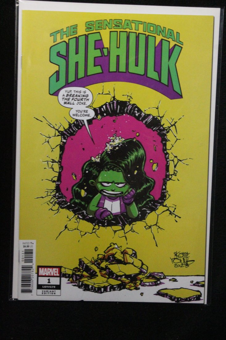 SENSATIONAL SHE-HULK SCOTTIE YOUNG VARIANT COVER: SENSATIONAL SHE-HULK SCOTTIE YOUNG VARIANT COVER