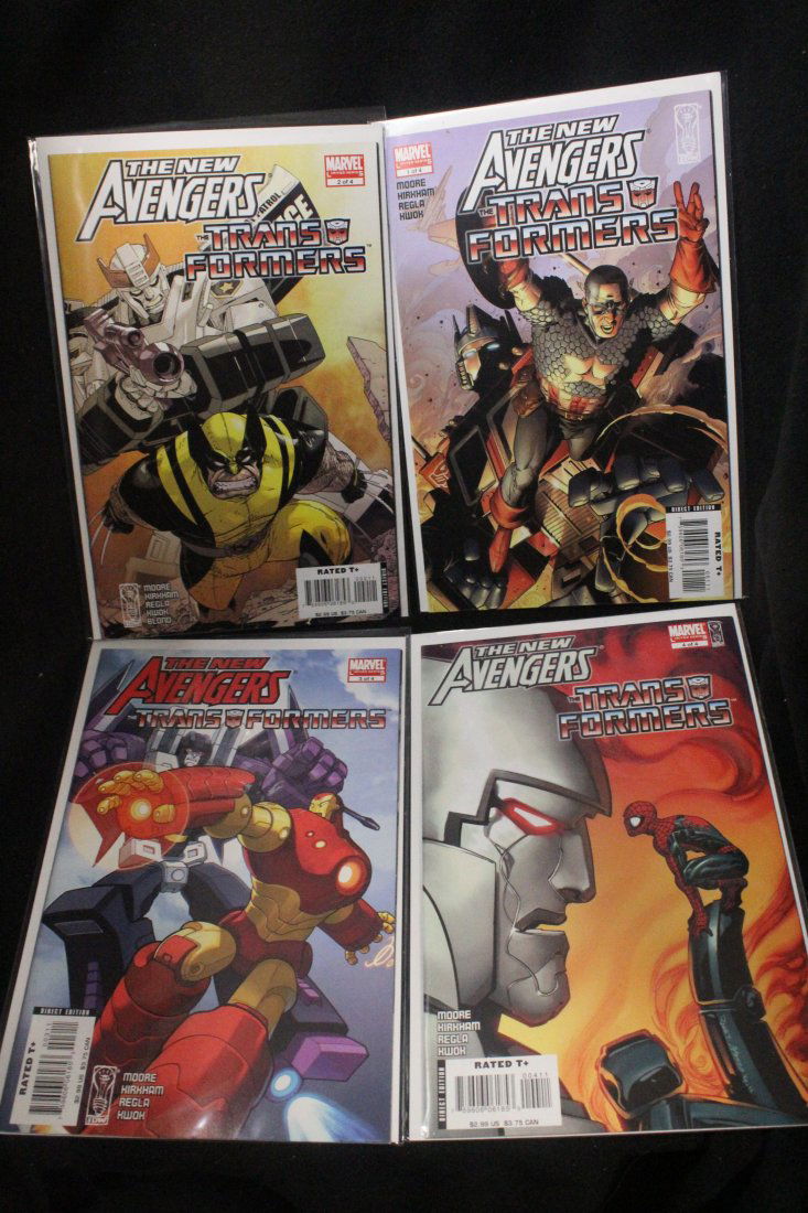 NEW AVENGERS TRANSFORMERS #1 TO #4 SET OF 4 COMICS (1 of 1)