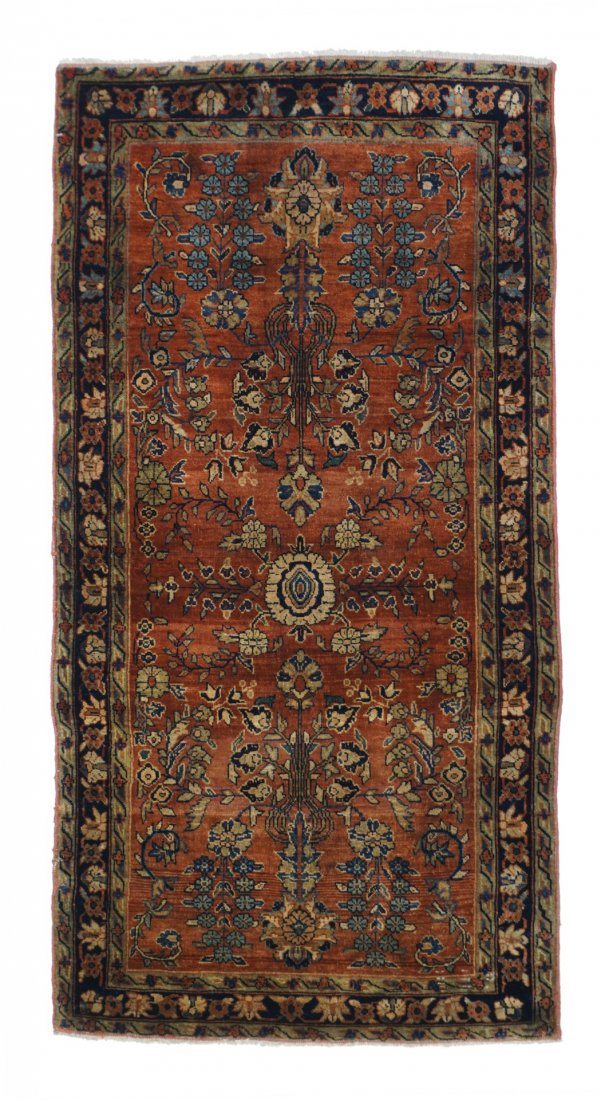 Farahan Sarouk Rug, 2'6'' x 4'11'': Antique Persian Sarouk Farahan Rug. 2'6'' x 4'11'' . 0.76 x 1.5 M