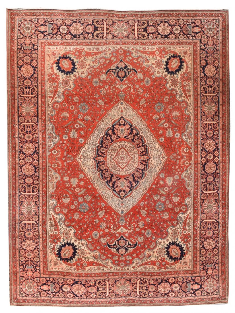 Mohtasham Kashan Rug, 7'7'' x 9'11'' (1 of 3)