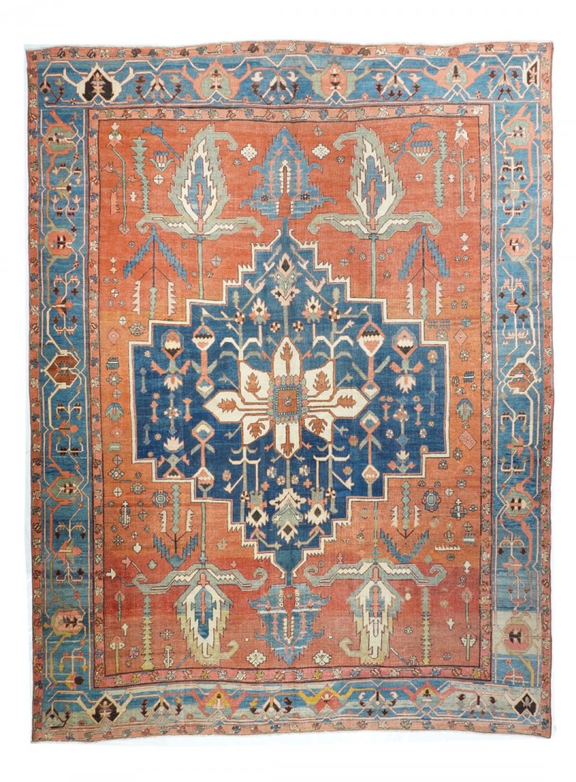 Bakhshaish Rug, 10'4'' x 13'8'': Antique Persian Bakhshayesh Rug. 10'4'' x 13'8'' . 3.15 x 4.17 M