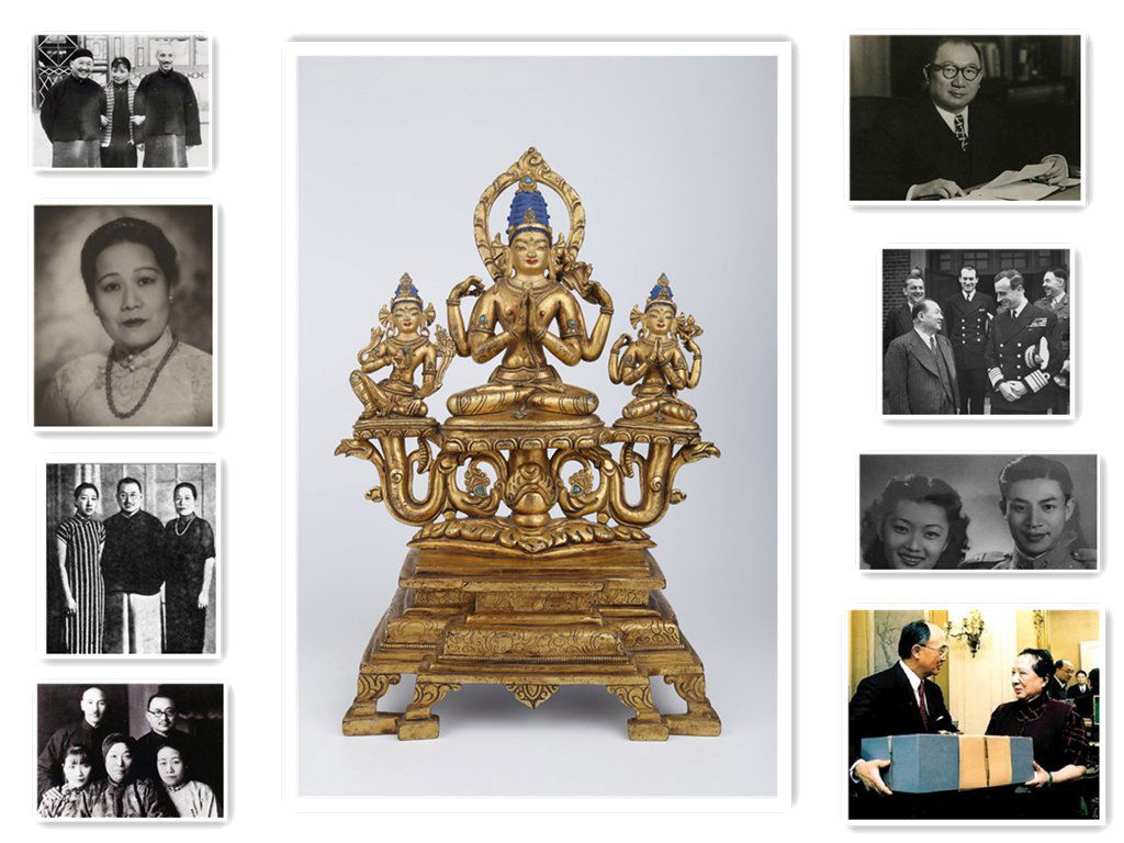 ASIAN - A GILT COPPER BRAHMA BUDDHA STATUE, MING DYN. (1 of 10)