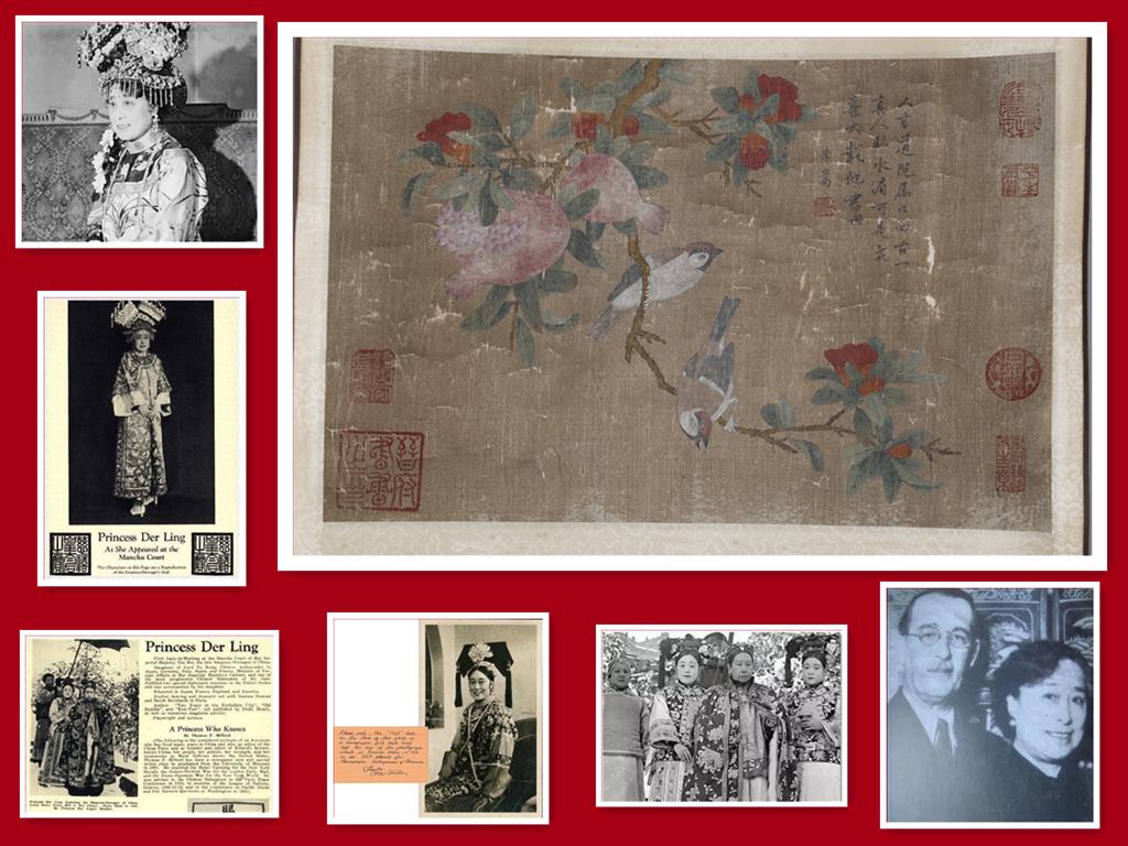 A FLOWERS AND BIRDS PAINTING BY LI CHONG. (1 of 10)