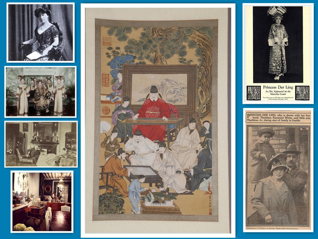 A FIGURE STORY PAINTING ON SILK BY QIU YING.: Figure Story Painting on Silk, Hand Painted by Qiu Ying. Provenance: We are very honored to have the consignment from Mr. Ken J. White, whose father was the nephew of Thaddeus C. White, husband of Pri