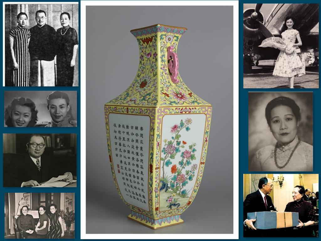 A ROSE PORCELAIN BOTTLE WITH POEM DESIGN. (1 of 10)