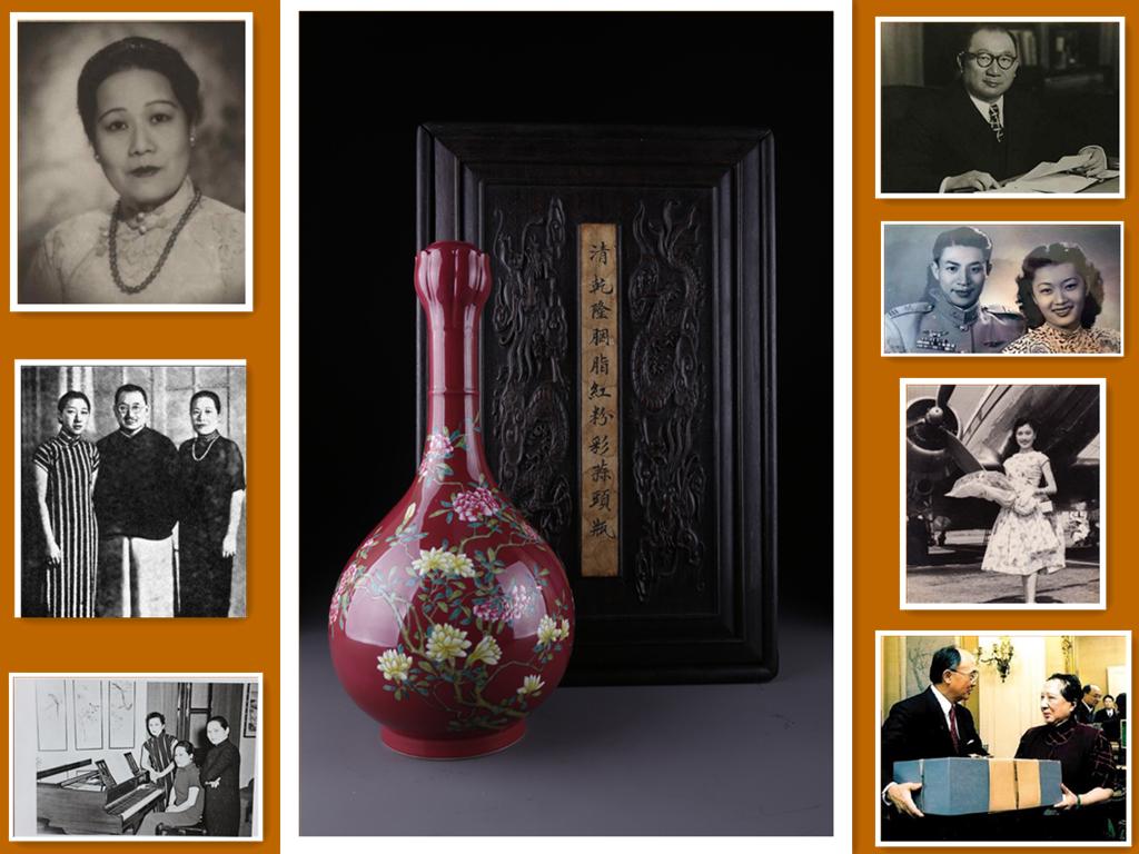 A FAMILLE-ROSE PORCELAIN LONG-NECK BOTTLE. (1 of 10)