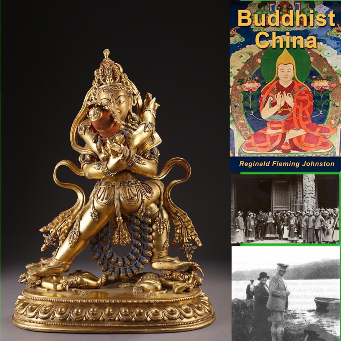 A TIBETAN CHAKRASAMVARA BUDDHA STATUE. (1 of 12)