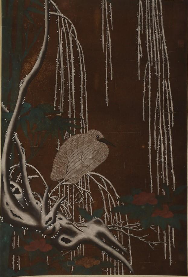 A FLOWERS AND BIRDS PAINTING BY LIN CHUN. (1 of 8)