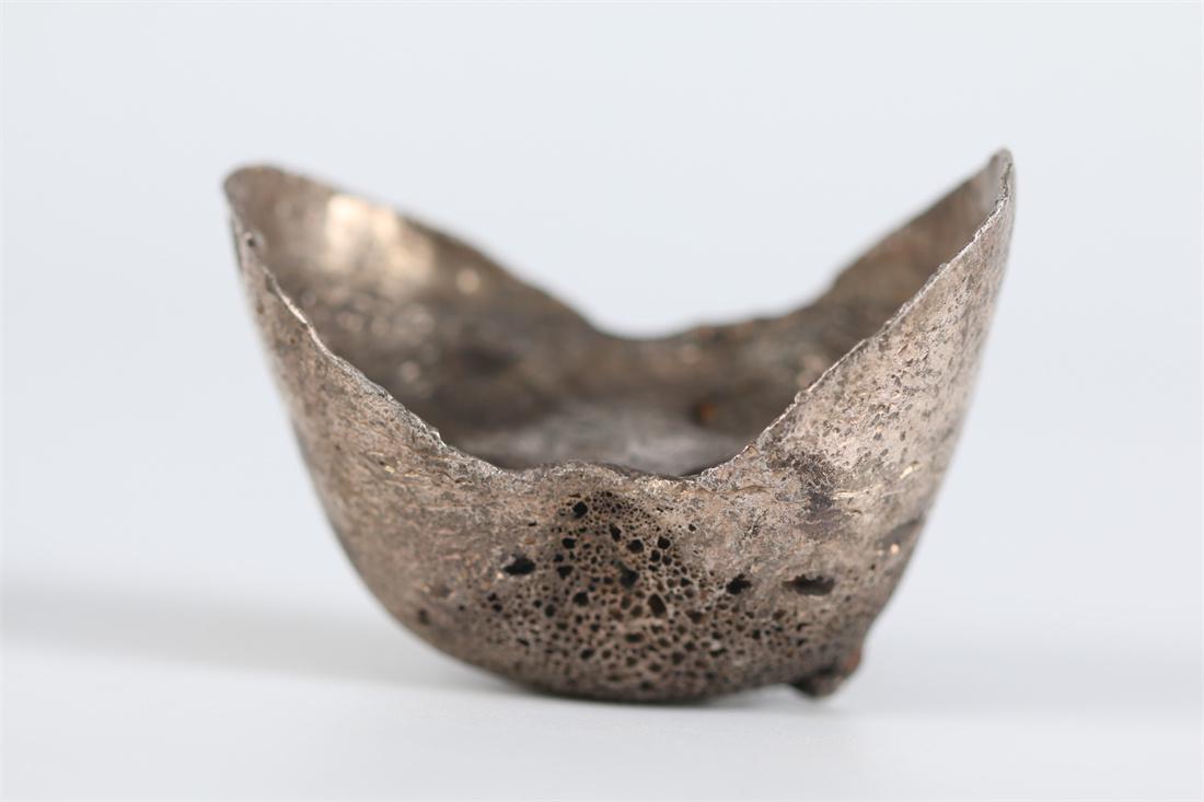 A SHOE-SHAPED SILVER INGOT. (1 of 7)