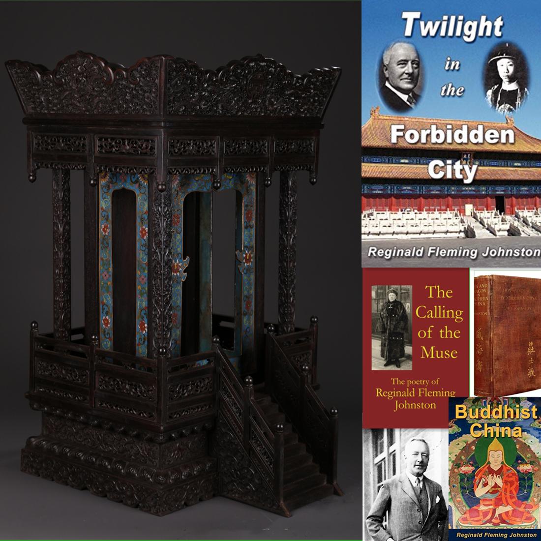 A NARRA WOOD BUDDHIST NICHE. (1 of 12)