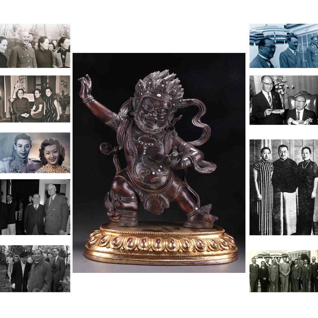 AN AGALWOOD VAJRAPANI BUDDHA STATUE. (1 of 12)